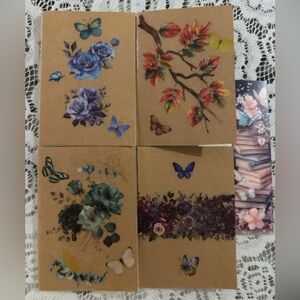 Hand decorated Floral & Butterfly notebooks.